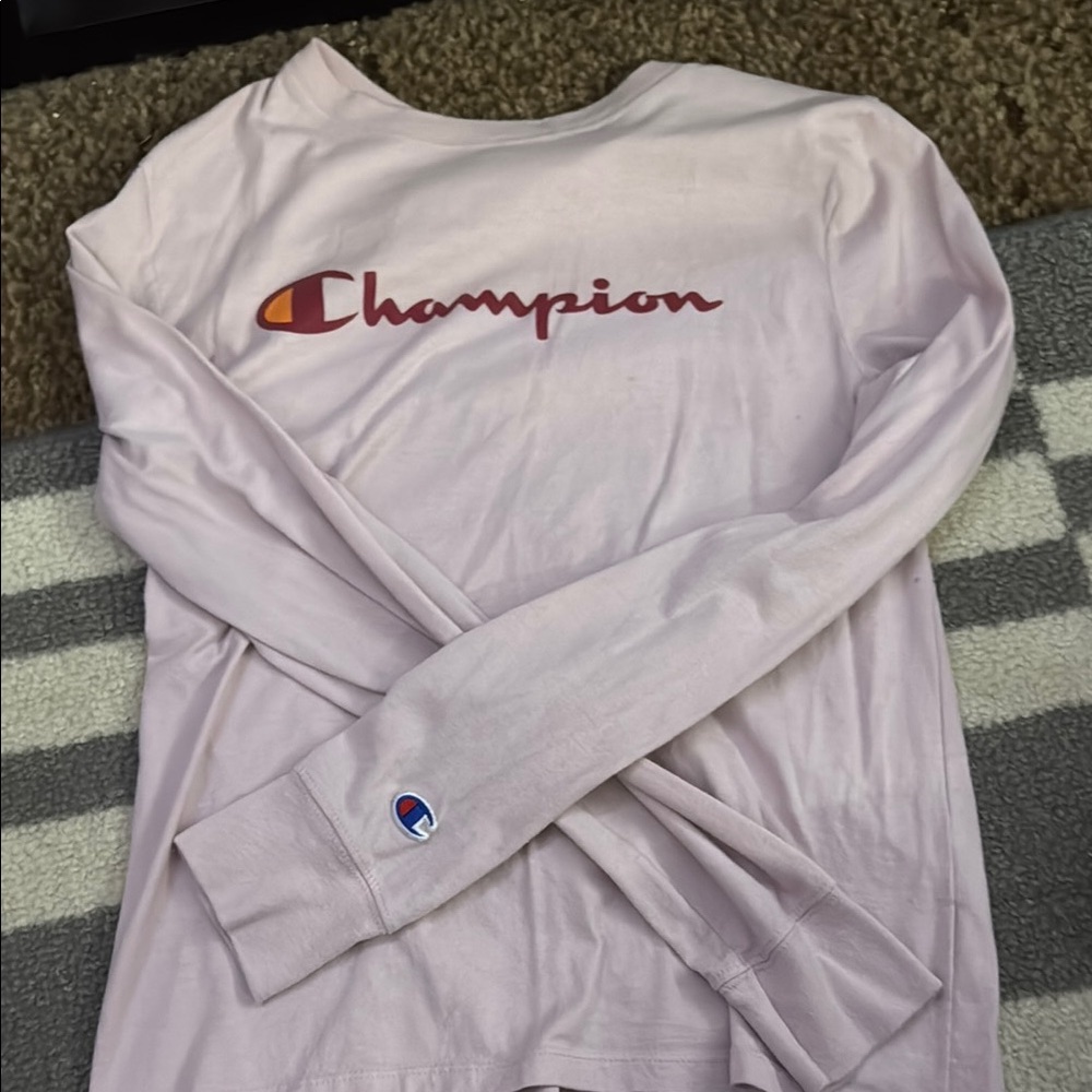 Champion Pink Long Sleeve Tee